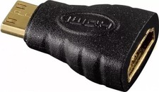 Hama Mini HDMI Adapter, Stecker auf Buchse Mini HDMI, Kupplung, verg., 00039861