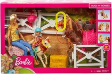 Barbie Hugs 'n' Horses Puppen- und Pferdespielset