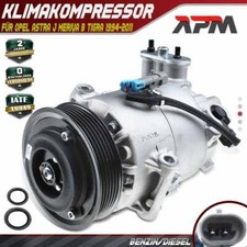 Klimakompressor 6ZCVC Ø109mm für Opel Astra J P10 Meriva B S10 1.3L 1.7L Diesel