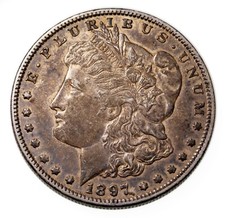 1897-O Silber Morgan Dollar IN
