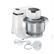 Bosch MUMS2EW00 MUM Serie 2 Küchenmaschine 700 W 3,8l Zubehör Edelstahl 4 Stufen