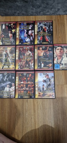 Dvds shaw brothers - 10, x