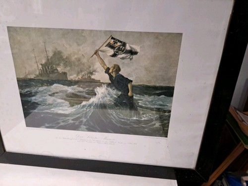 Gerahmter druck der letzte - gerahmter,