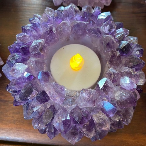 Amethyst cluster point - amethyst,