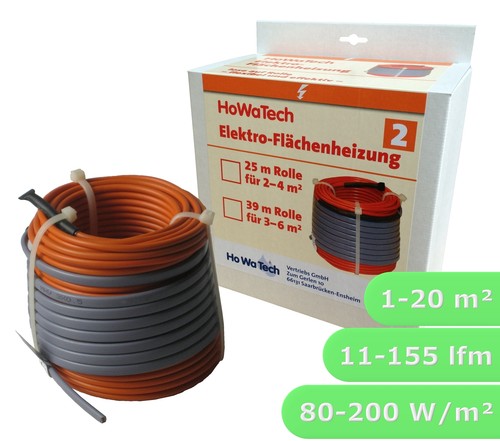 Fußbodenheizung elektrisch