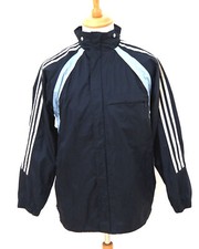Adidas Kinder Nylon Regenjacke Grösse 164 Kapuze H955