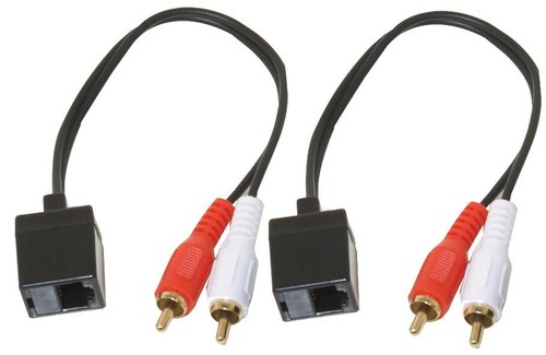 Cinch stereo audio über - cinch,