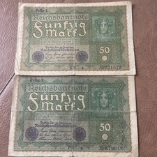 Reichsbanknoten 50 Mark Berlin