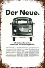 Blechschild VOLKSWAGEN VW 30 x
