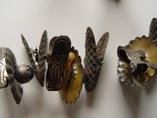 3 sehr  alte Kerzenhalter mit Gelenk & Klemme Christbaum Weihnachtsbaum ?