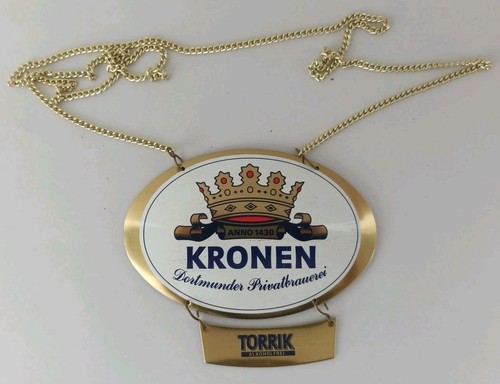 Zapfhahnschild kronen - zapfhahnschild, "kronen"