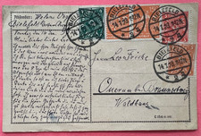 Deutsches Reich, Karte, 1923, Mi. 225-227/169,  Bielefeld n BS