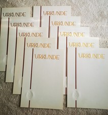 DDR Urkunde    blanko A4 unbenutzt  10 Stück
