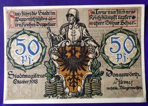 Donauwörth stadt pfennig - stadt,, 50