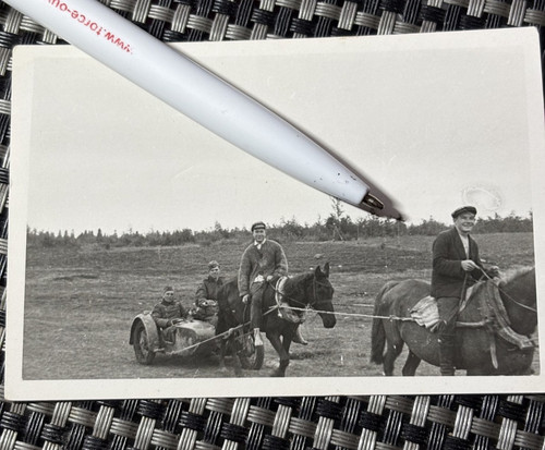 Orig foto beiwagen krad - orig., wird