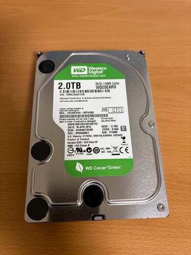 Caviar green 2tb hdd - hdd, 3.5"