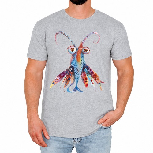 Buntes cartoon tintenfisch - buntes,