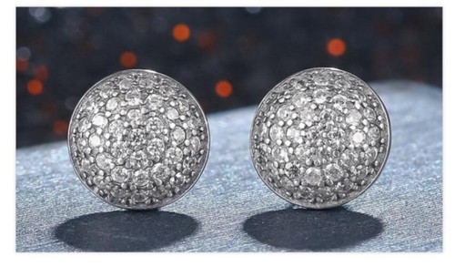Ohrringe 925 silber rund - 925,