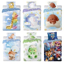 Kinder Bettwäsche 100x135 +Kissenbezug Tierbabys Zebra Elephant Paw Patrol Fuchs
