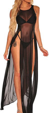 Langes Netzkleid Damen