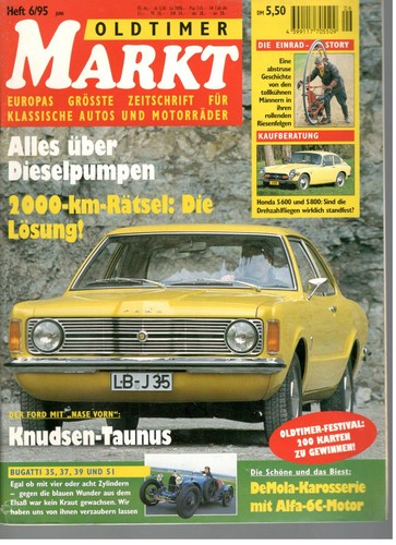Oldtimer markt heft - heft, 06/1995