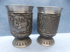 28732. Zinnbecher   2 Stück