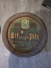 Bitburger Schild - Fassboden - Brauerei Schild