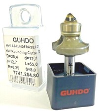 Guhdo abrundfräser d - hw, s8