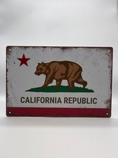 Blechschild california 20x30cm - blechschild,