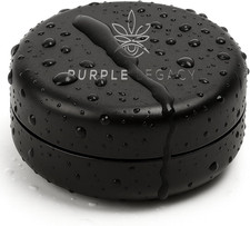 Ultra Leichte Stash Box Aluminium Dose I Wasserdicht I Luftdicht I Ø55X24Mm I UV