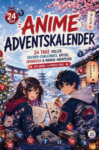 Anime adventskalender tage - anime, 24