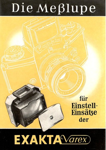 Exakta varex die meßlupe - exakta, meßlupe"