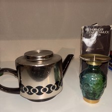 Teekanne DDR  mit Aluabdeckung