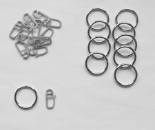 10 runde Gardinenringe für