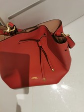 Ralph Lauren Ledertasche in rot-pink