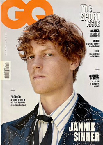 Jannik sinner magazine - sinner, gq