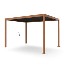 Pergola 3x4 m Holzoptik