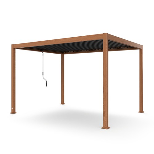 Pergola 3x4 holzoptik - 3x4, m