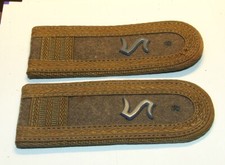 NVA Paar original Schulterklappen Offiziersschüler Felddienst 3. Studienjahr