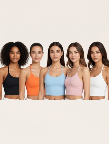 Damen neckholder top - neckholder,
