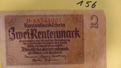 156 zwei 2 rentenmark - 2,