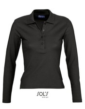 L535 Sol's DAMEN POLO LANGÄRMLIG -Women´s Long Sleeve Größe S Restposten neu