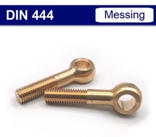 Augenschraube DIN 444 - Messing gelb - Augbolzen Torband - M6 M8 M10 M12 M16 M20