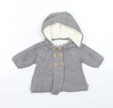 Obaibi Baby graue Jacke Coatigan Größe 3-6 Monate