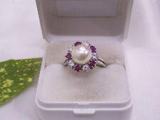 WEIßGOLD-RING: AKOYA-PERLE