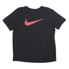 NIKE Damen Schwarz T-Shirt L