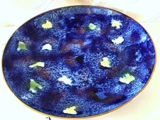 Wandteller/Zierteller  Wallendorf Porzellan Echt Kobalt Blau-edel-DM ca 21 cm