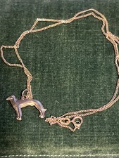 9KT GOLD HUND ANHÄNGER & 9KT