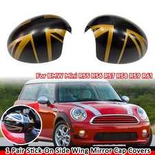 2x Spiegelkappen Gehäuse Gold