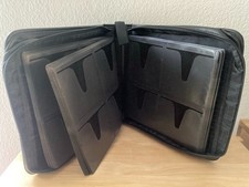 Memorex großer Leder-CD-/DVD-Halter mit Reißverschluss für 256 Disks